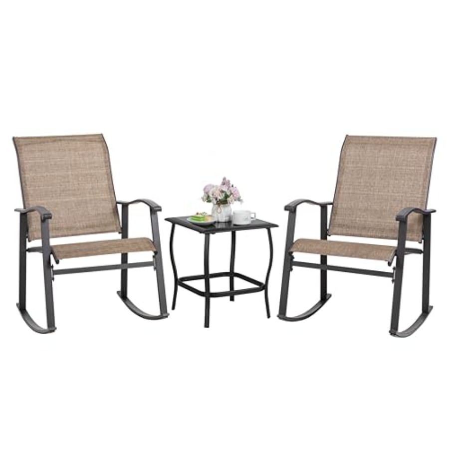 Outdoor Furniture Table - Shintenchi Rocking Chair Outdoor with Table