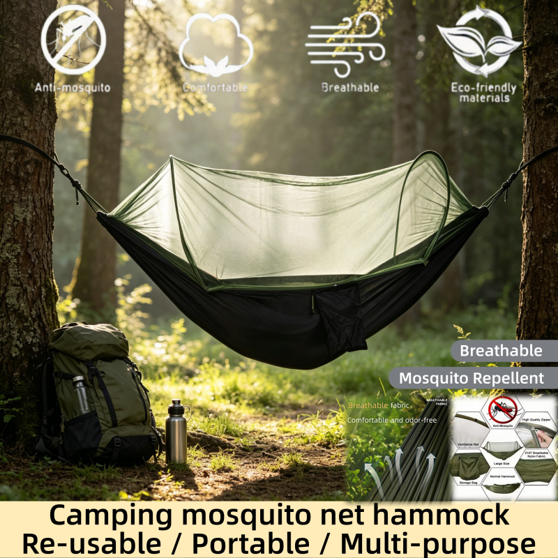 Outdoor Furniture Philippines - Portable outdoor camping hammock, mosquito net