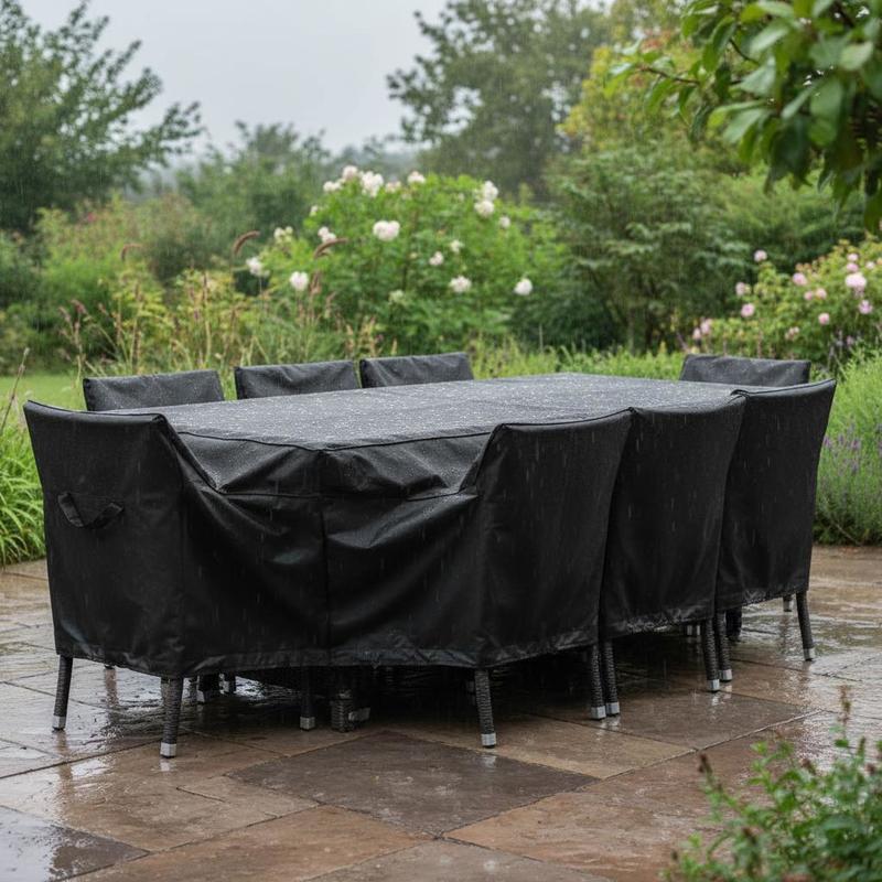 Outdoor Furniture Table - Outdoor Table Set Protector 74x47x28 Inch