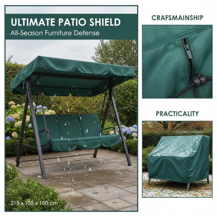 Patio 3 Seater Swing Chair Ben - Outdoor Furniture Sofa recensione e prezzo