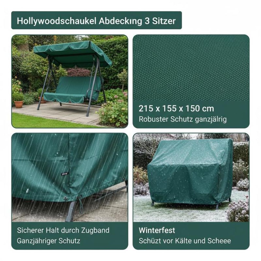 Patio 3 Seater Swing Chair Ben - Outdoor Furniture Sofa recensione e prezzo