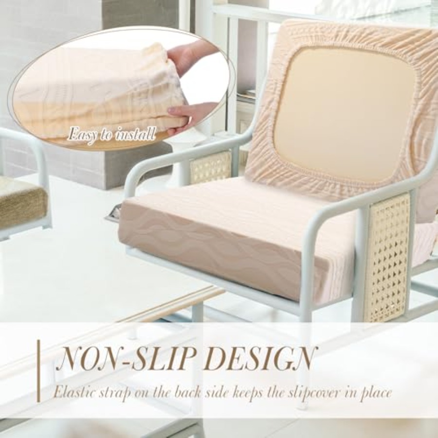8Pcs Stretch Patio Cushion Cov - Outdoor Furniture Sofa recensione e prezzo