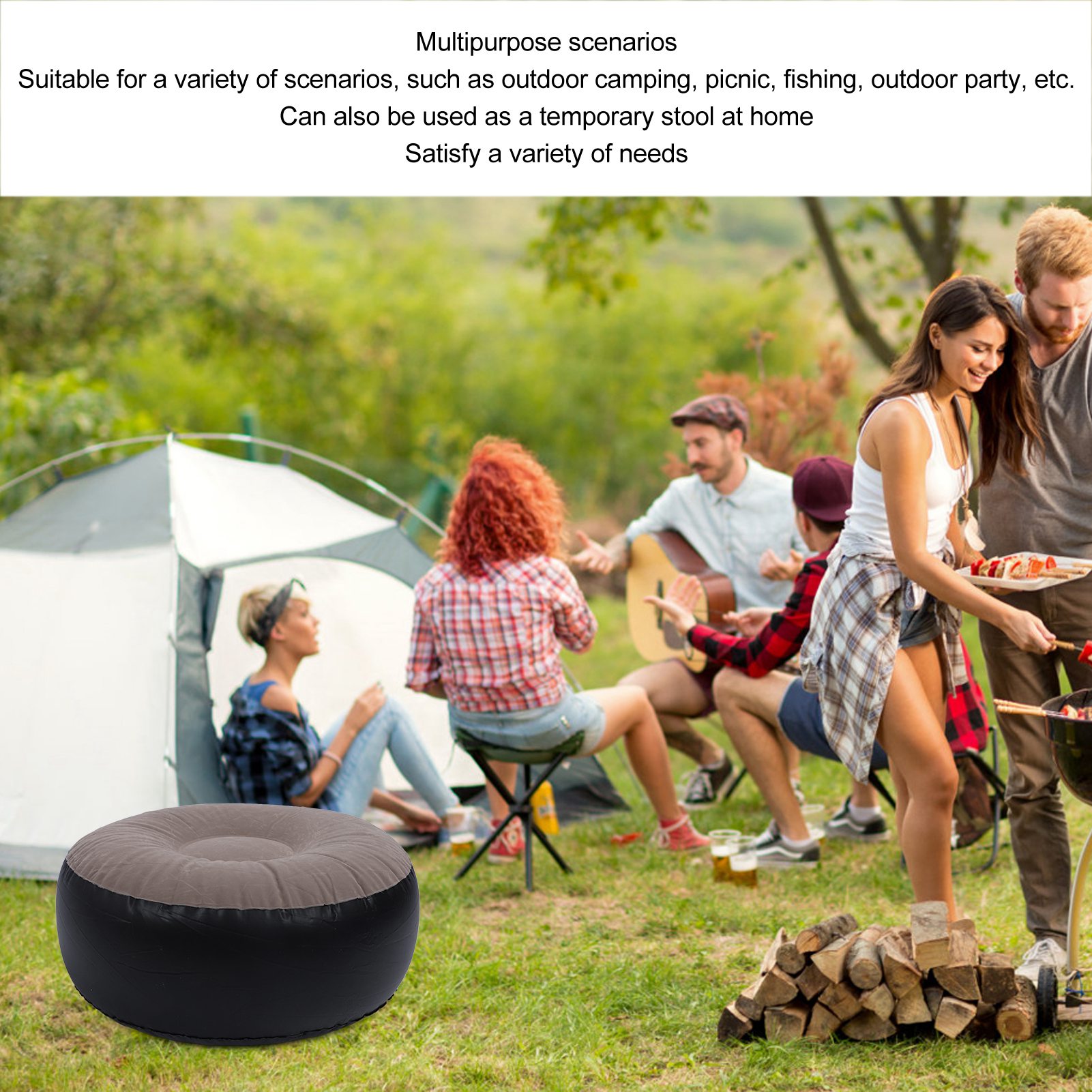 Inflatable Flocking Stool Mult - Outdoor Furniture Arhaus recensione e prezzo