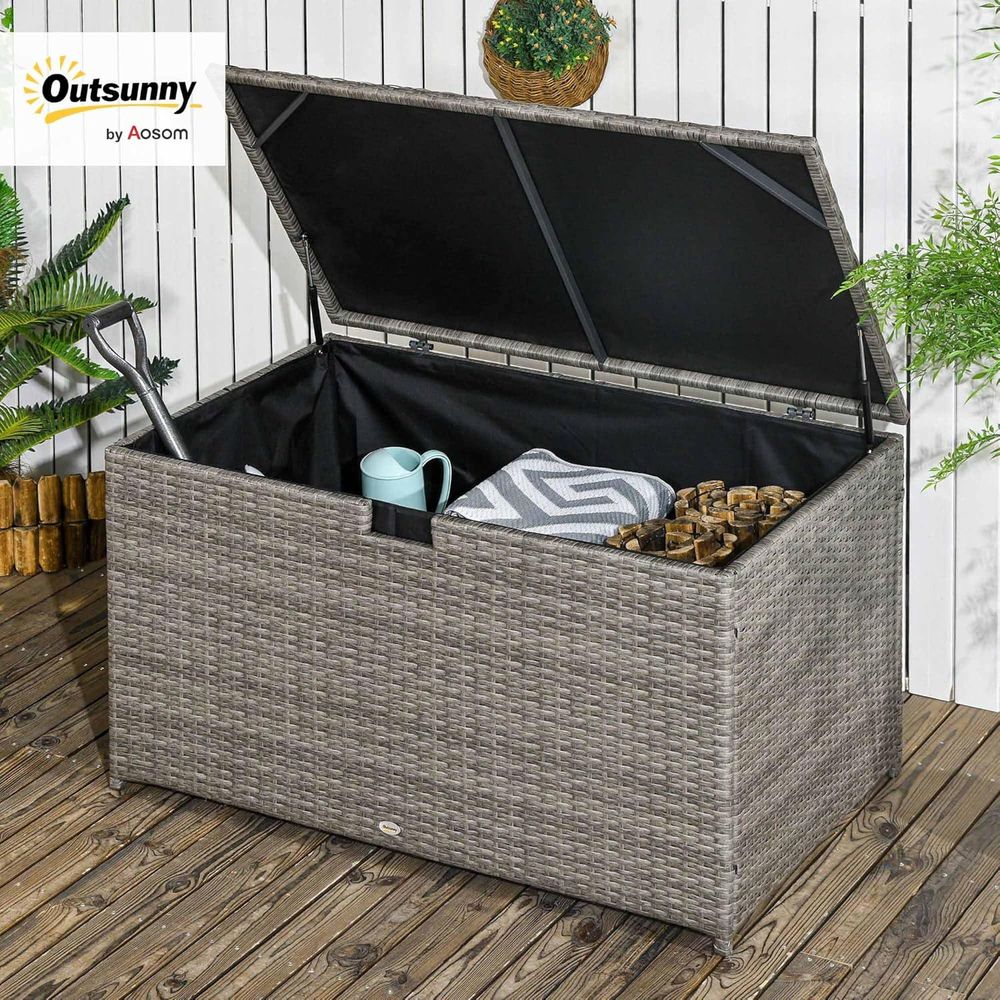 Gray 113 Gallon Rattan Outdoor - Outdoor Furniture Cushions recensione e prezzo