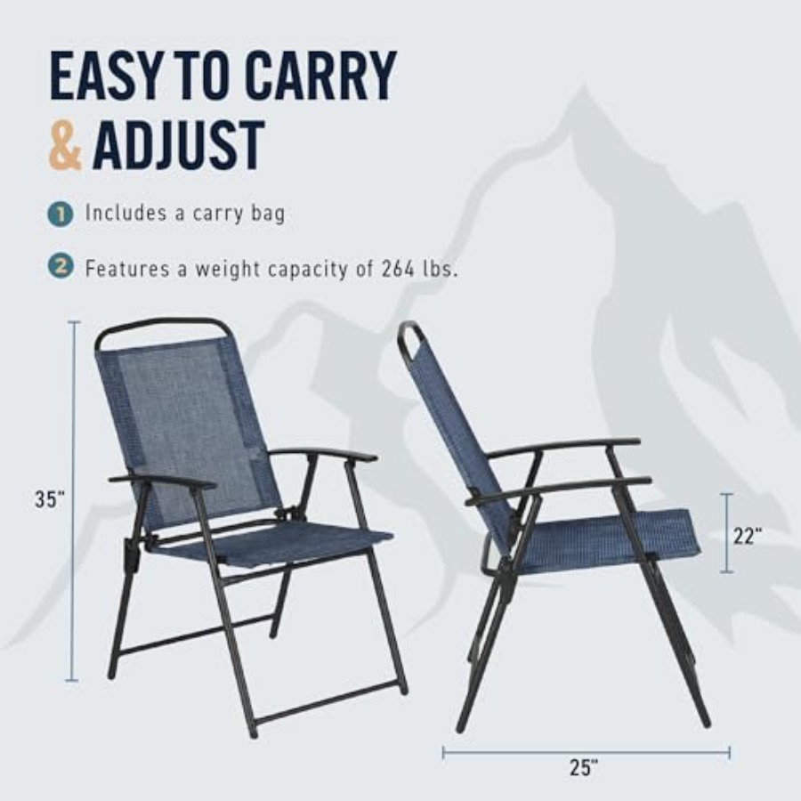 Trapper's Peak 3-Piece Folding - Outdoor Furniture Table recensione e prezzo