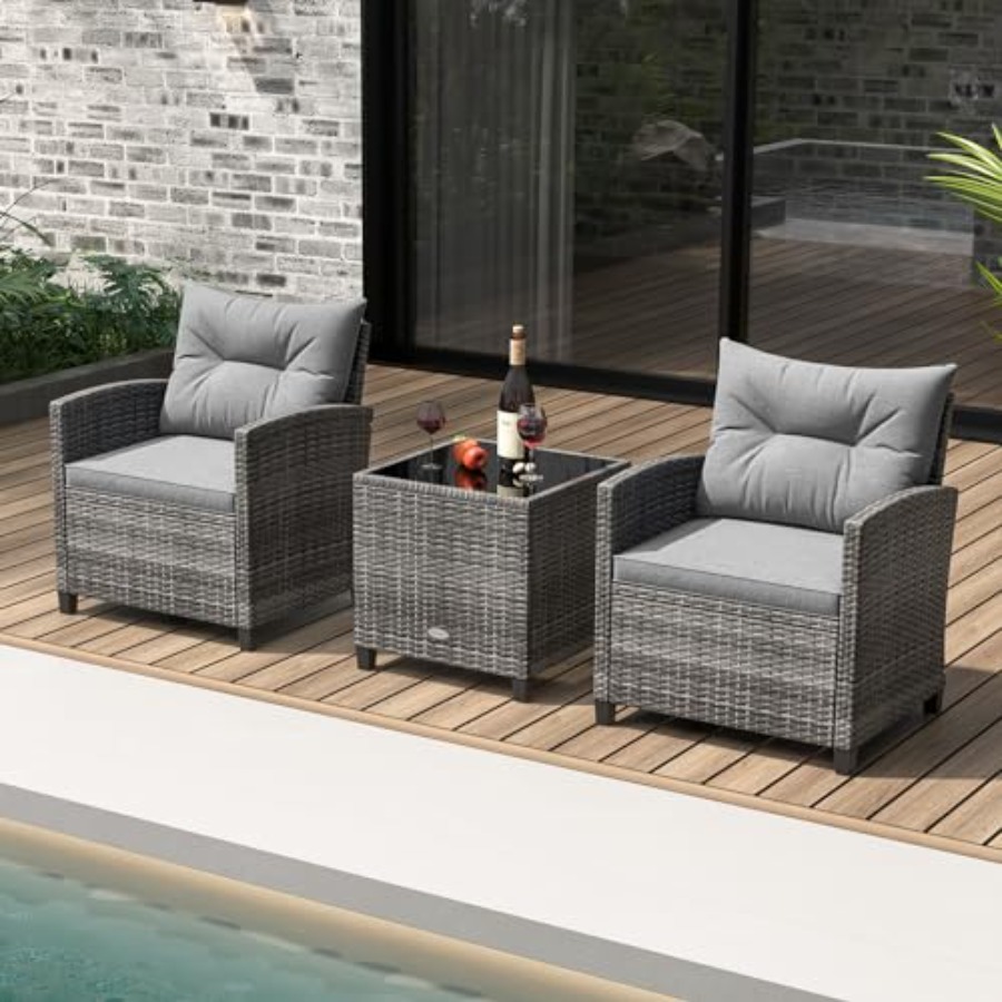 KOTEK 3 Piece Patio Furniture  - Outdoor Furniture Cushions recensione e prezzo