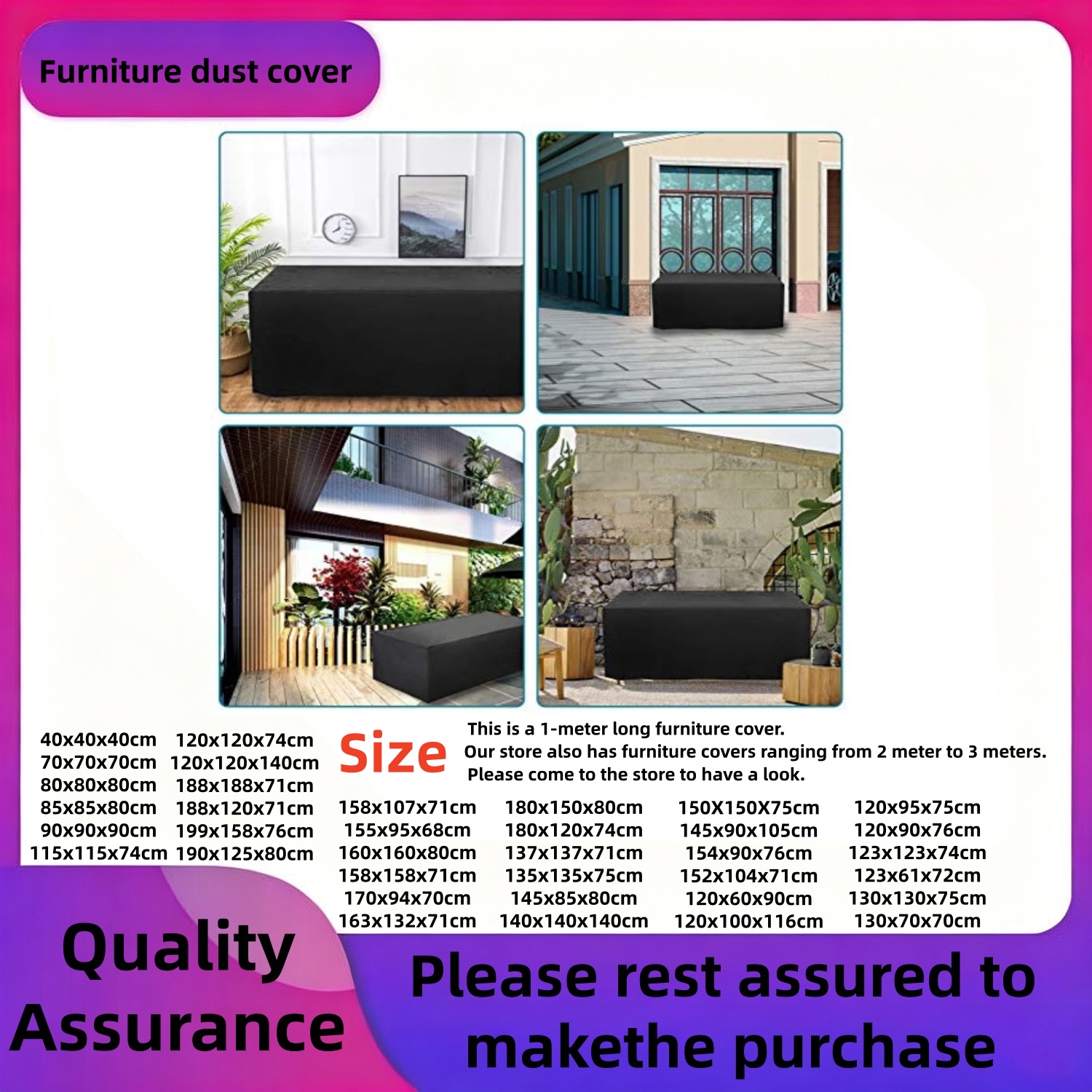 Patio FurnitureCover Rectangul - Outdoor Furniture Sofa recensione e prezzo