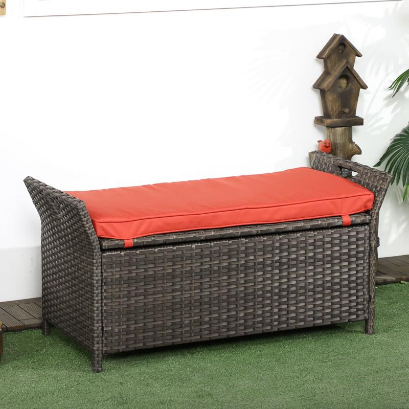 29 Gallon Patio Wicker Storage - Outdoor Furniture Cushions recensione e prezzo