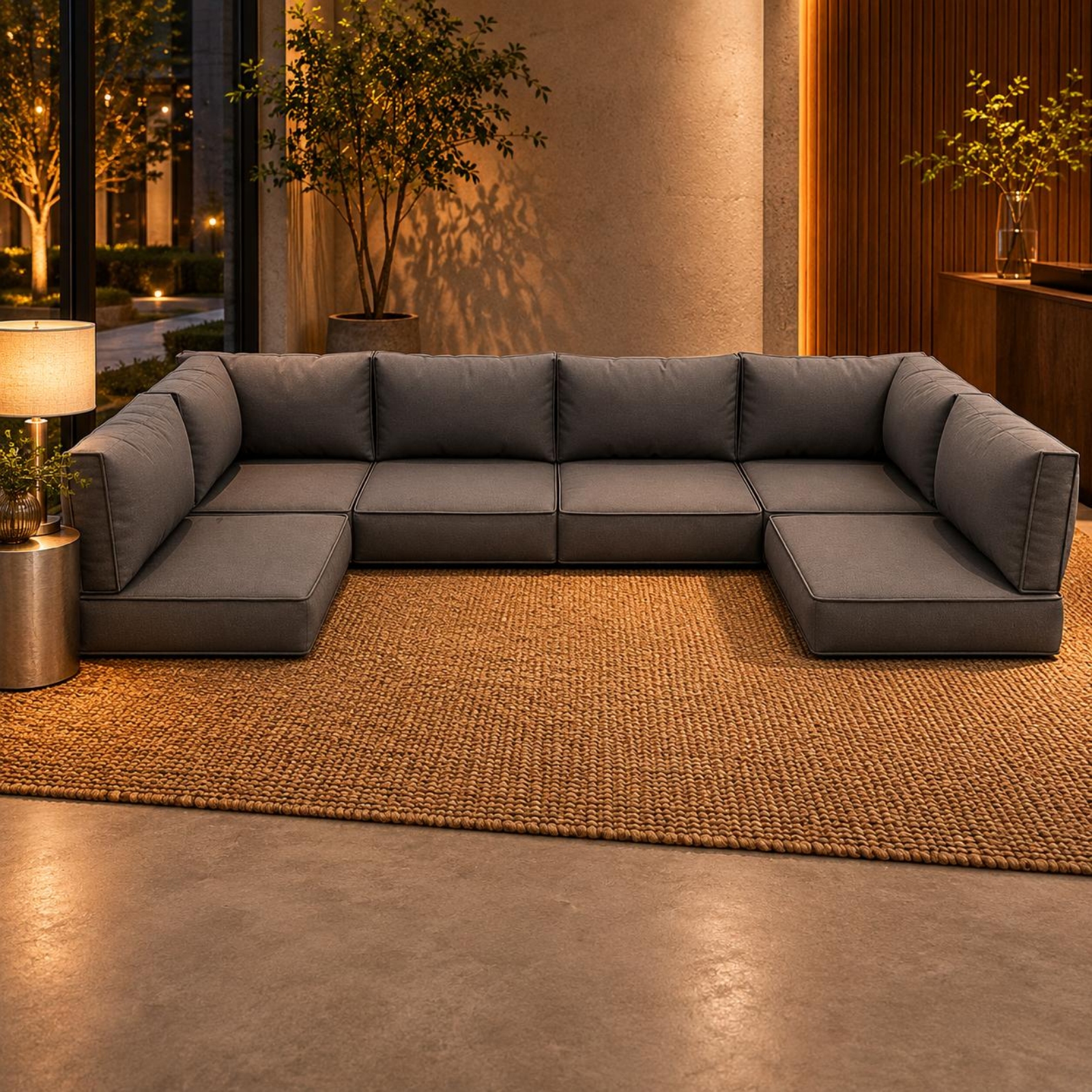 7 Pieces 7-Piece Sofa Cushion  - Outdoor Furniture Sofa recensione e prezzo