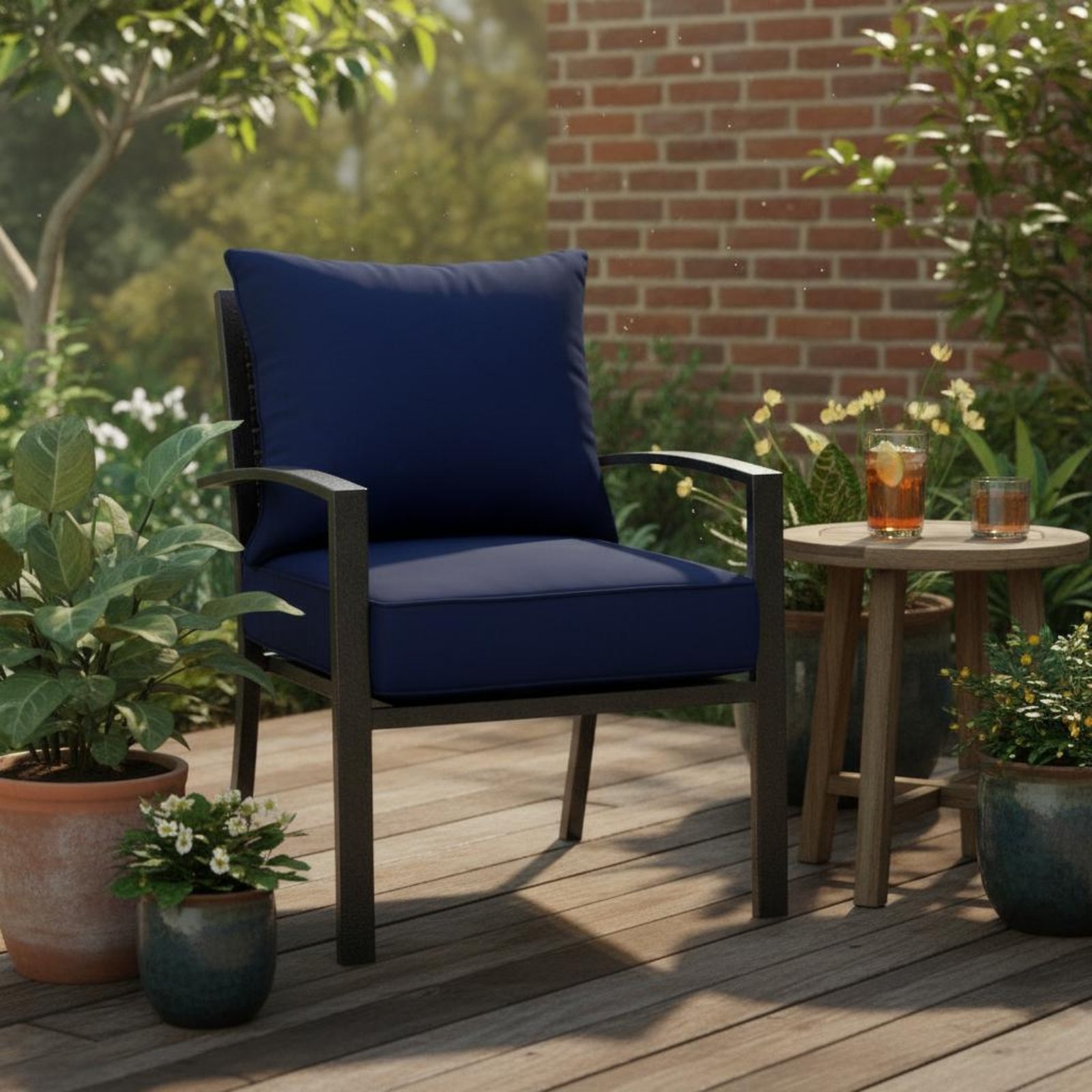 Patio Chair Pad Hidden Closure - Outdoor Furniture Cushions recensione e prezzo