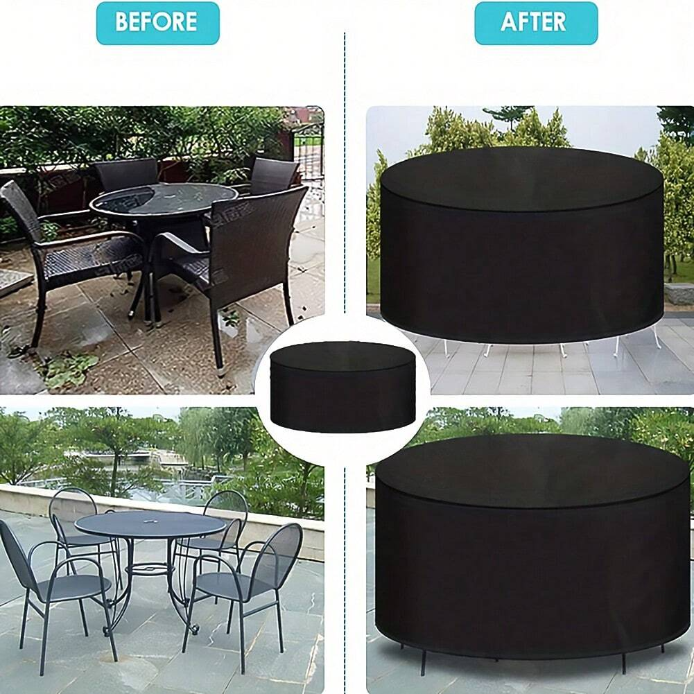 Waterproof Round Patio Furnitu - Outdoor Furniture Table recensione e prezzo